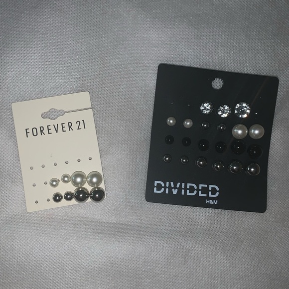 Earrings bundle 14 pairs NWT H&M Forever 21 💎 - Picture 11 of 12